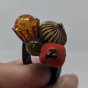 "Asian-inspired" Cocktail Ring